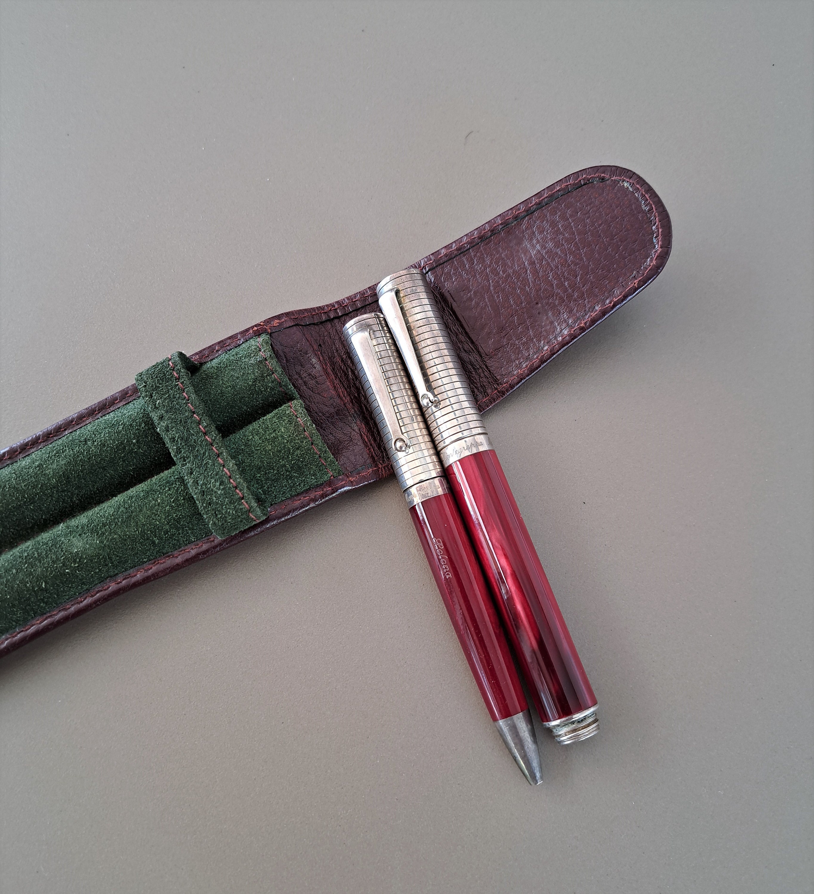 Vintage Montegrappa 1912 Set Fountain Pen and Ballpoint Pen in ...