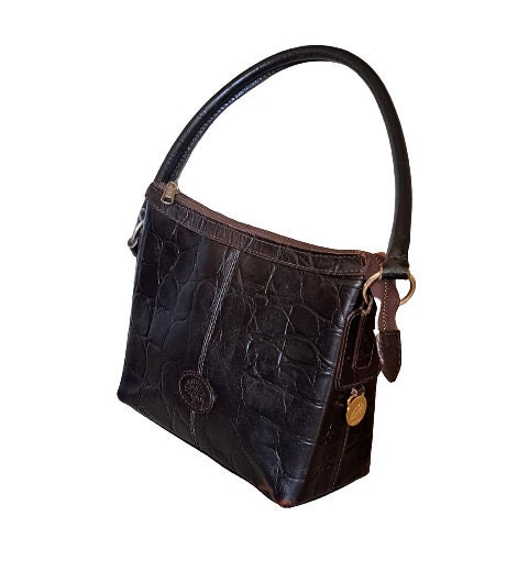mulberry brown leather shoulder bag