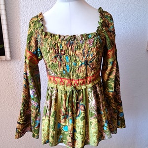 ROBE SAVAGE CULTURE ORIGINALE & COLOREE T M 36/38/40 IMPECCABLE
