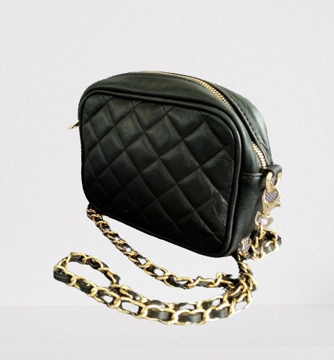 Italian Leather Quilted Convertible Crossbody