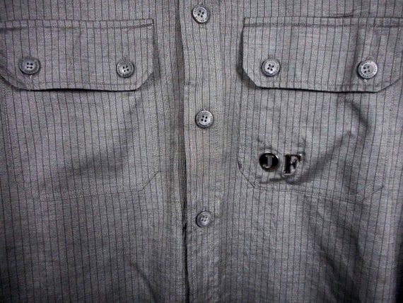 Gianfranco Ferre Black Metallic Men's Dress Shirt… - image 5