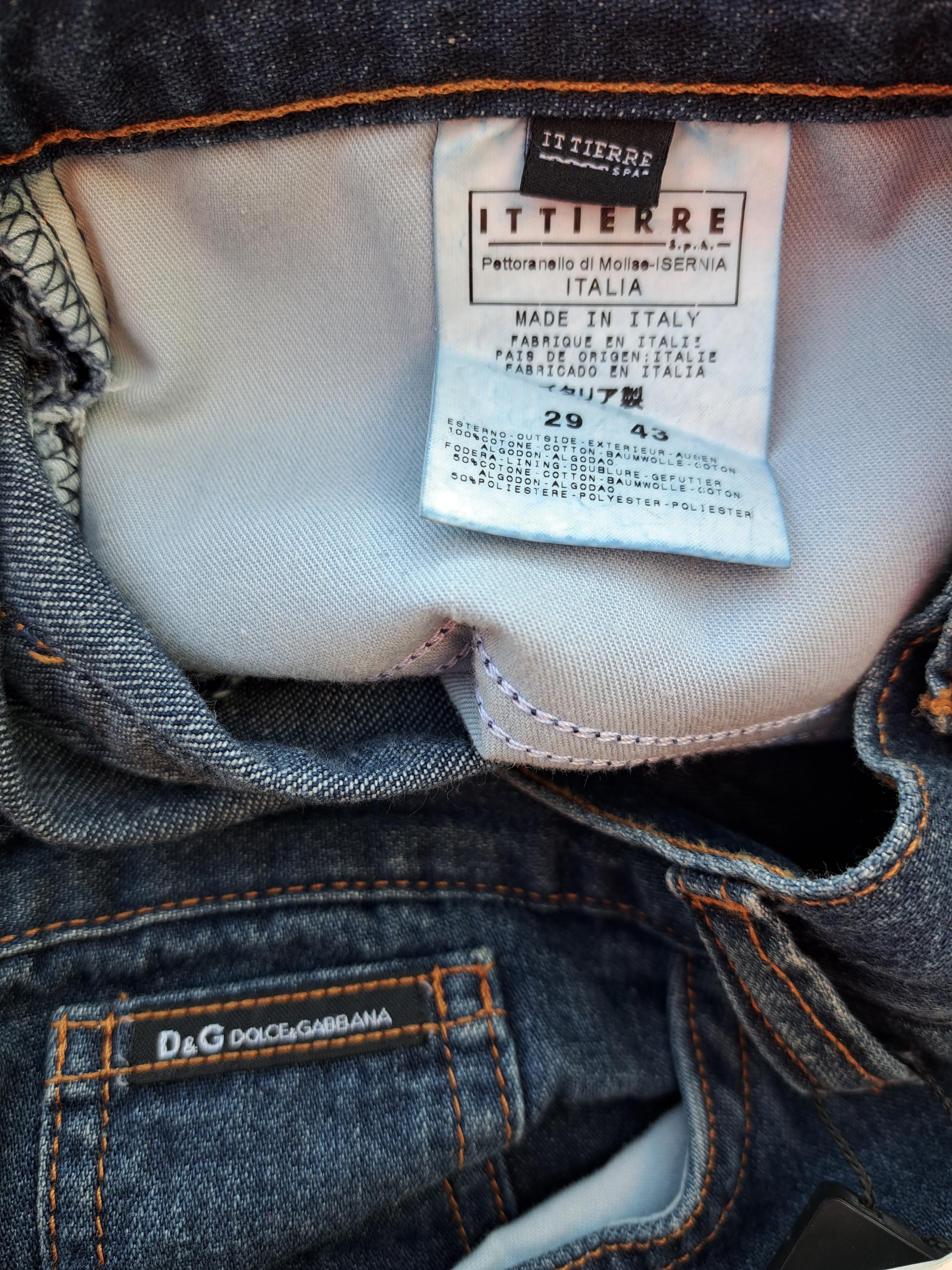 Vintage D&G Rhinestone Bell Bottom Jeans - Deadstock Denim - Etsy