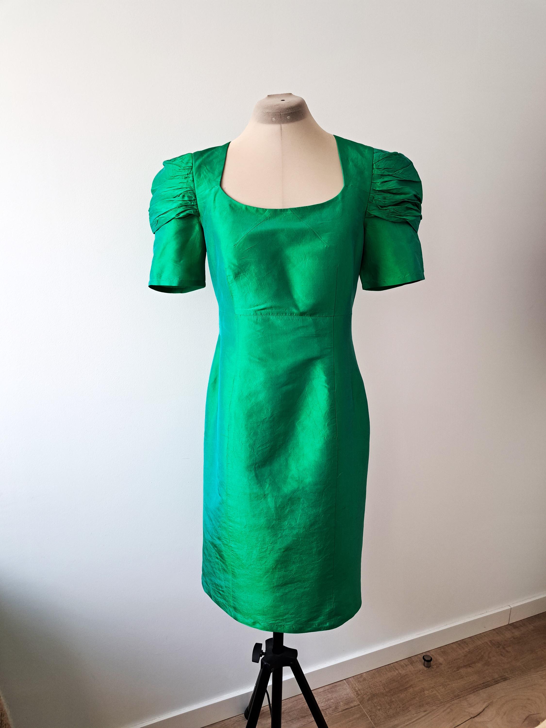 slim fit dress slacks Marina Green Strapless Corset Maxi Dress With Oversized Bow