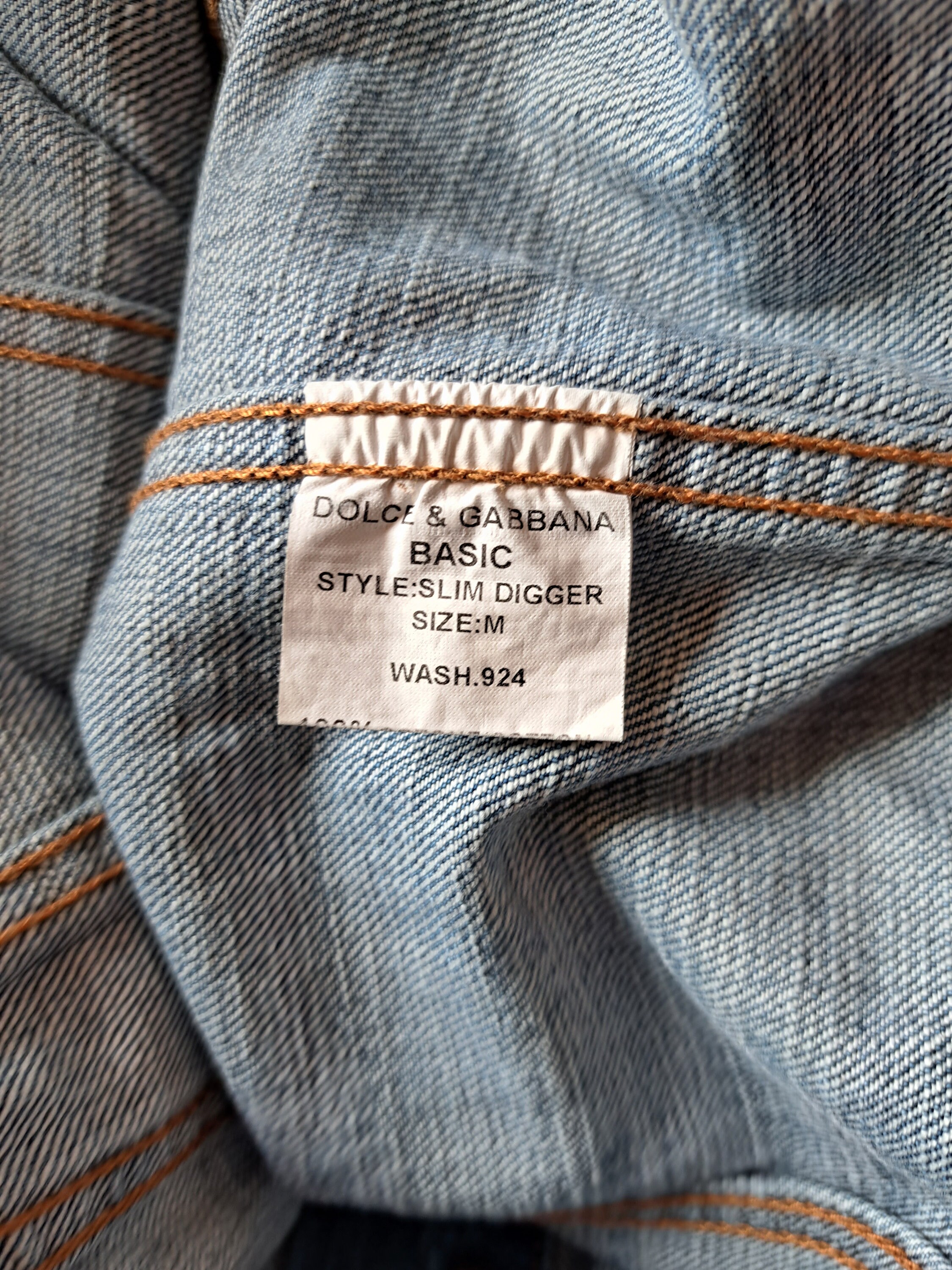 Vintage Dolce & Gabbana Denim Jacket Blue Size M - Etsy