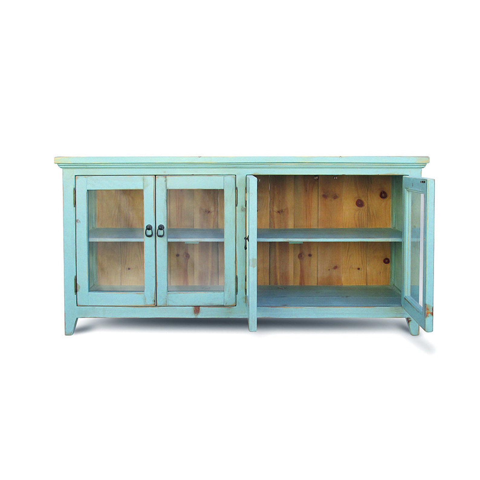 Media Console Sideboard Reclaimed Wood Entertainment Etsy