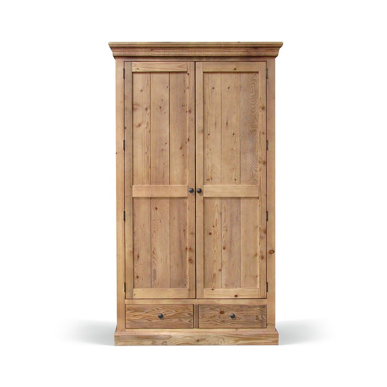 Wardrobe, Bookcase, Display Cabinet, Reclaimed Wood, Farmhouse, China Cupboard, Rustic, Handmade image 1