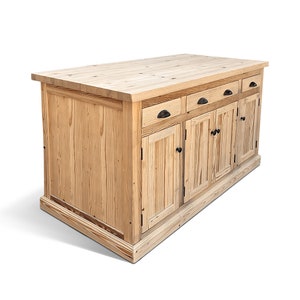 Kitchen Island, Farmhouse Kitchen, Butcher Block, Island, Table, Kitchen Table