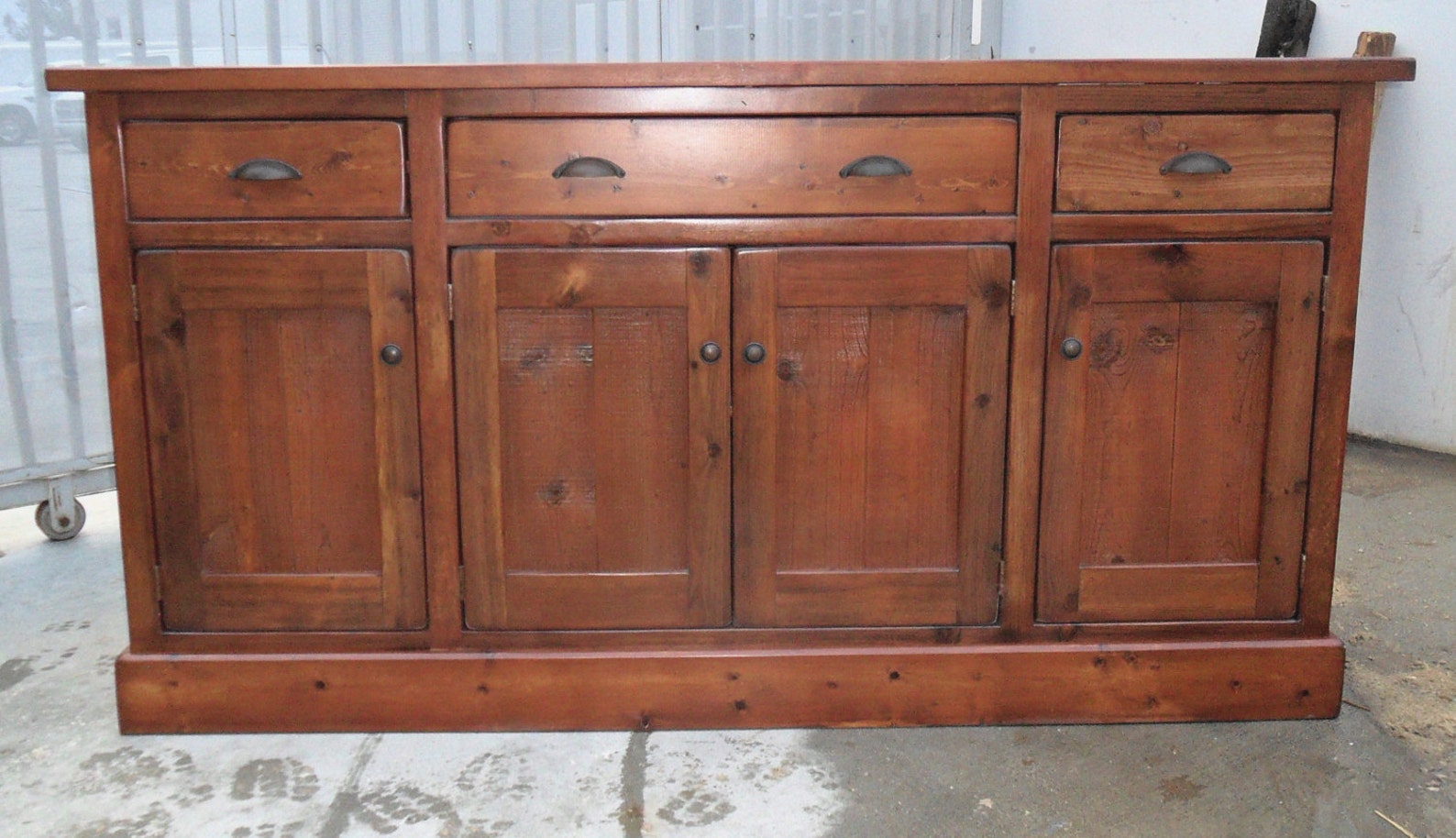 Sideboard Buffet Reclaimed Salvaged Solid Wood Sideboard Etsy