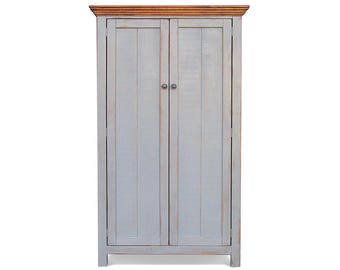 Wardrobe, Jelly Cupboard, Bookcase, Farmhouse, Reclaimed Wood, Display Cabinet, Handmade, Rustic