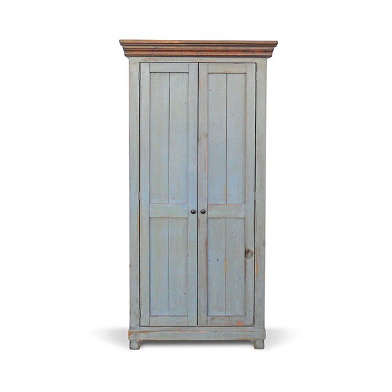 Wardrobe Bookcase Display Cabinet Reclaimed Wood Farmhouse