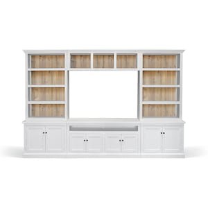 Entertainment Center Bookcase TV Stand Console Cabinet Home