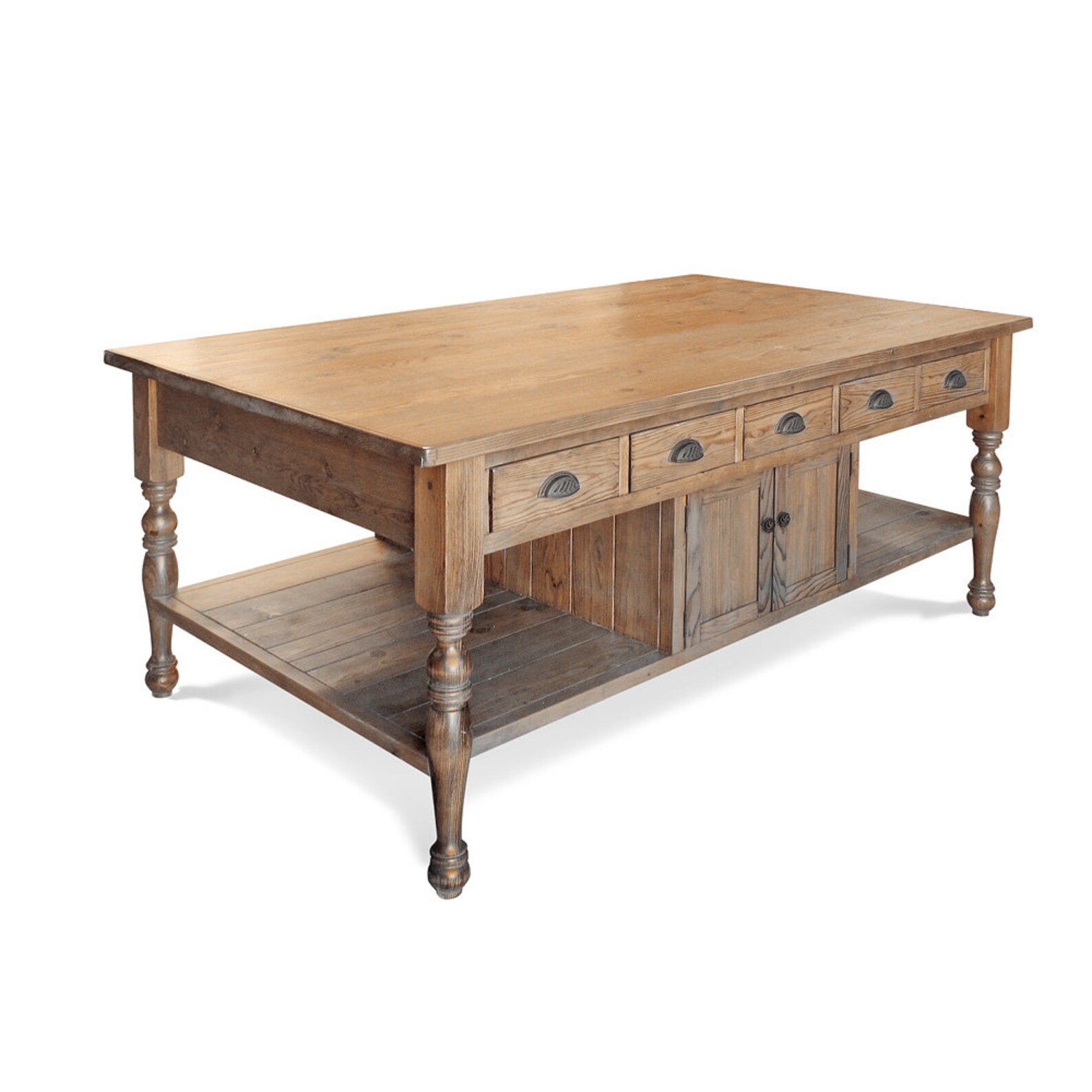 Kitchen Island Table Farmhouse Reclaimed Wood Farmhouse Etsy