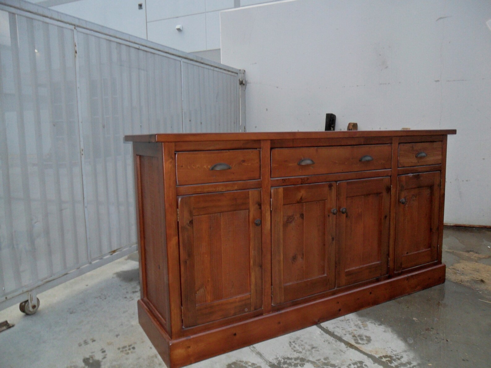 Sideboard Buffet Reclaimed Salvaged Solid Wood Sideboard Etsy