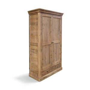 Wardrobe, Bookcase, Display Cabinet, Reclaimed Wood, Farmhouse, China Cupboard, Rustic, Handmade image 4