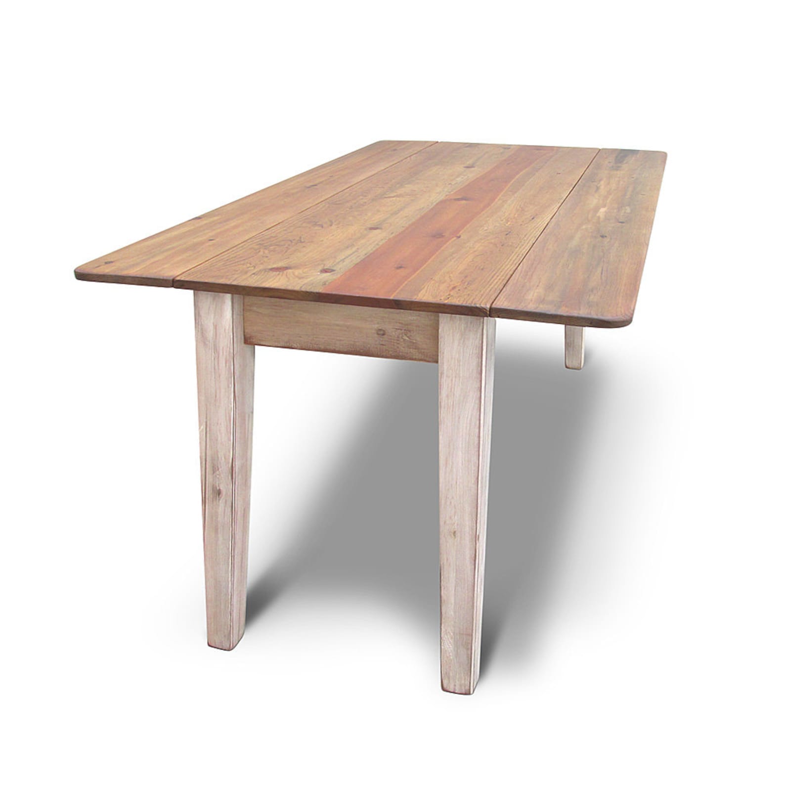Table Dining Table Reclaimed Wood Kitchen Table Drop Leaf Etsy