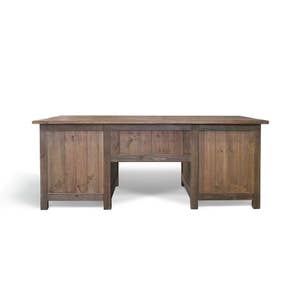 Desk, Office, Executive Desk, Reclaimed Wood, Handmade, Rustic image 4