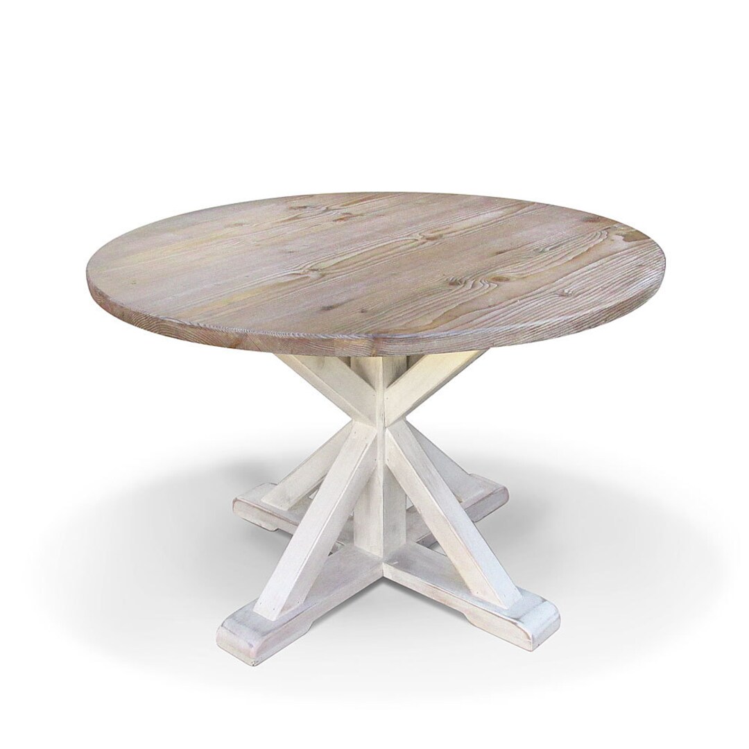 Dining Table, Round Table, Kitchen Table, Reclaimed Wood, Table ...