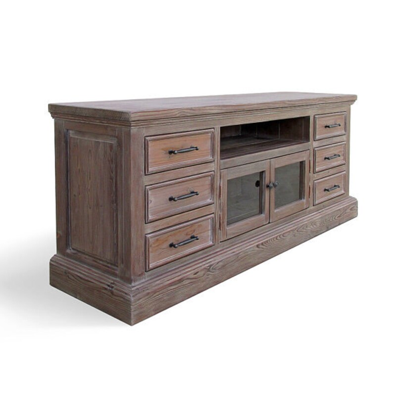 Media Console TV Stand Console Table Reclaimed Wood Etsy