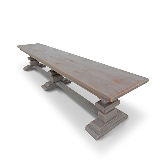 Bench Table Reclaimed Wood Rustic Handmade Dining Table - Etsy