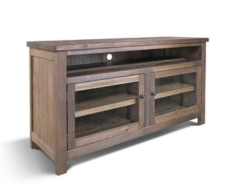 Media Console, TV Stand, Console Cabinet, Reclaimed Wood, Entertainment Console, Rustic, Handmade