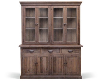 Sideboard, Hutch, Cupboard, Buffet, Reclaimed Wood, China Cabinet, Farmhouse, Rustic, Handmade