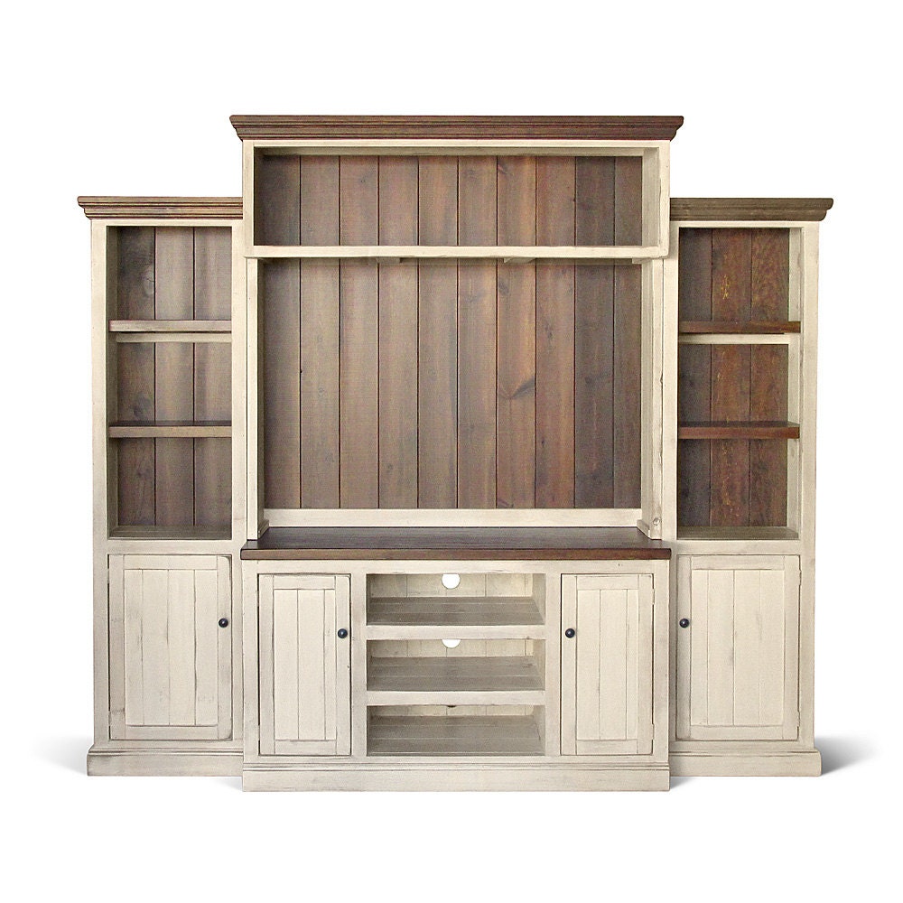 Entertainment Center TV Stand Reclaimed Wood Media Console ...