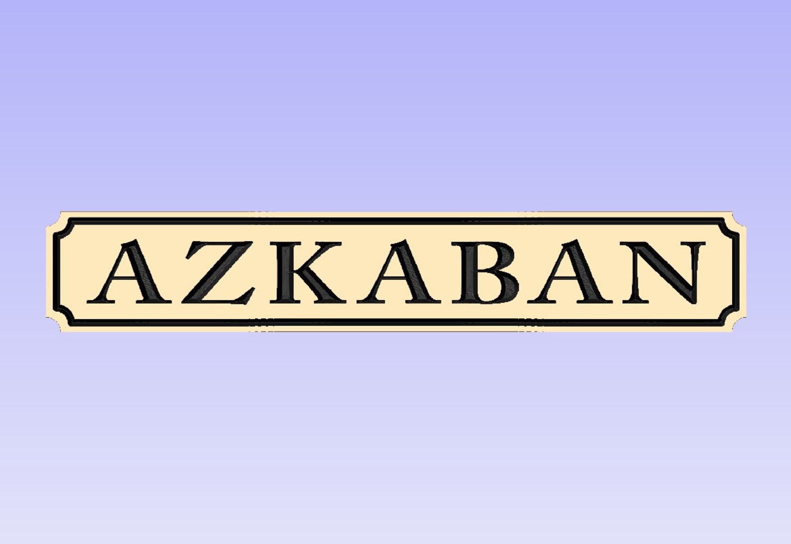 Azkaban Personalized Wall Plaques / Vintage Street Signs | Etsy
