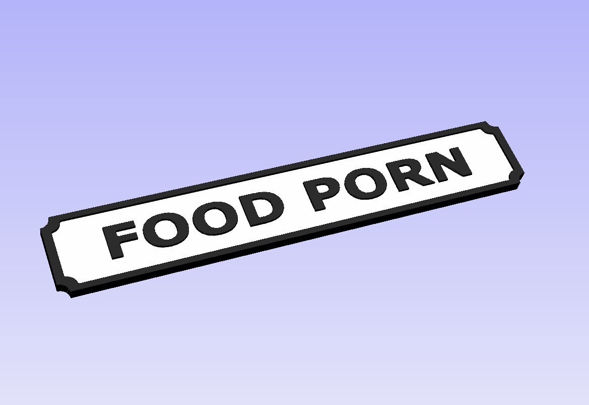 Sex Xxxx Boy Boy Download - FOOD PORN Replica Vintage Street Sign Home Decor Bar - Etsy