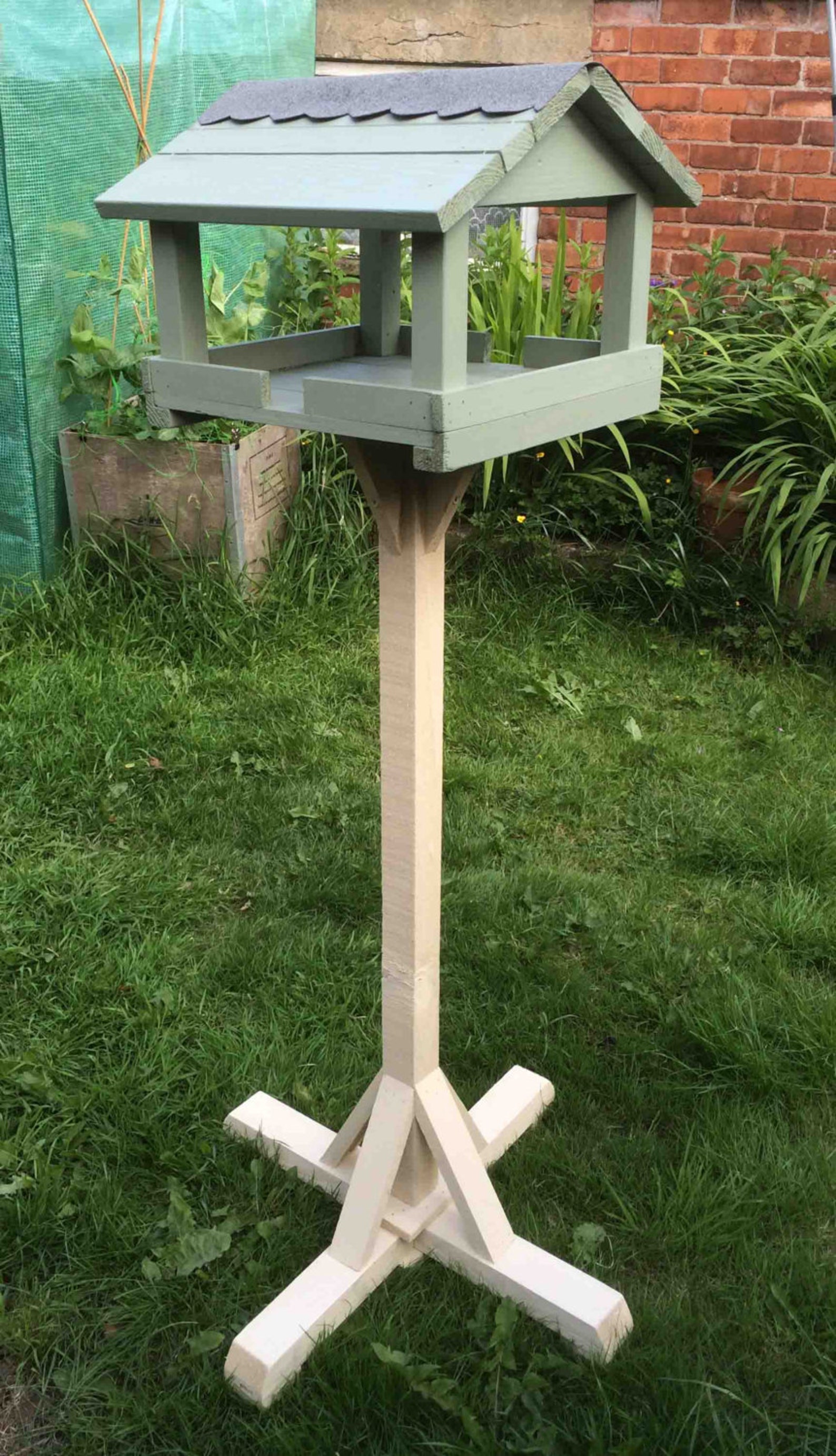 Garden Bird Feeder Table Hand Made in Willow and Country Etsy Ireland