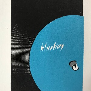 blueboy Sérigraphie carte postale SARAH RECORDS