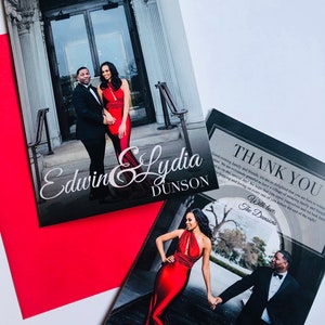Template-Wedding Magazine Invitations - Red Wedding Invitations
