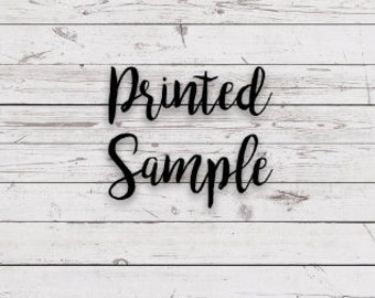 Request a custom printed sample