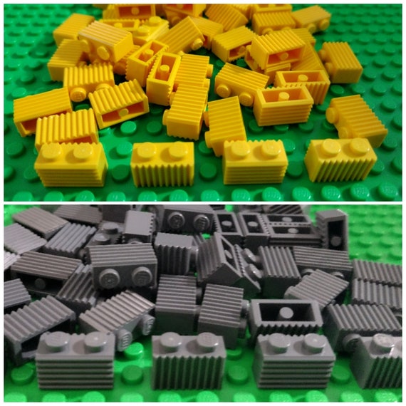 LEGO Lot of 2 Light Gray 1x12 Bricks 