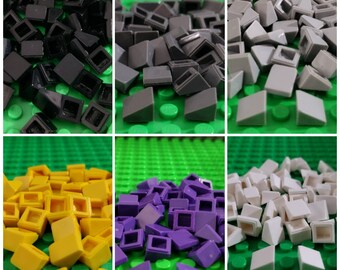 Lego Slope 65 Degree1x2x2 Tan Slopes Roof Tile 60481 Bricks Blocks New Lot Of 24