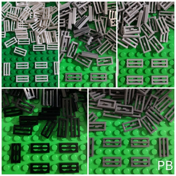 LEGO Lot of 25 White 1x2 Flat Building Plate Pieces LEGO Lot of 25 White 1x2 Flat Building Plate Pieces