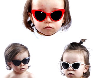 KD3136 Baby Infant Toddlers Kids Age 0-24 months Cateye boys girls tiny small Sunglasses glasses 0-2 years old 100% UV protection