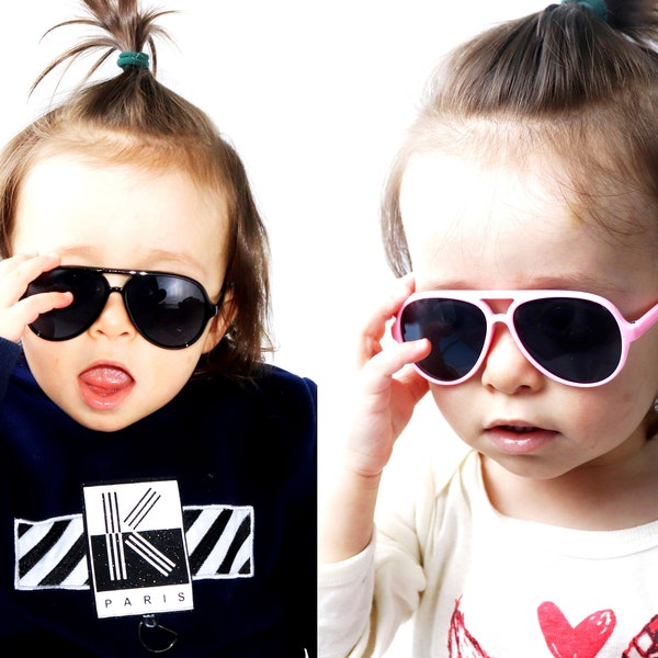 KD37 infant toddler baby (0~24 months old) Aviator turbo sunglasses vintage retro hipster classic pilot kids glasses(0~2 year old)