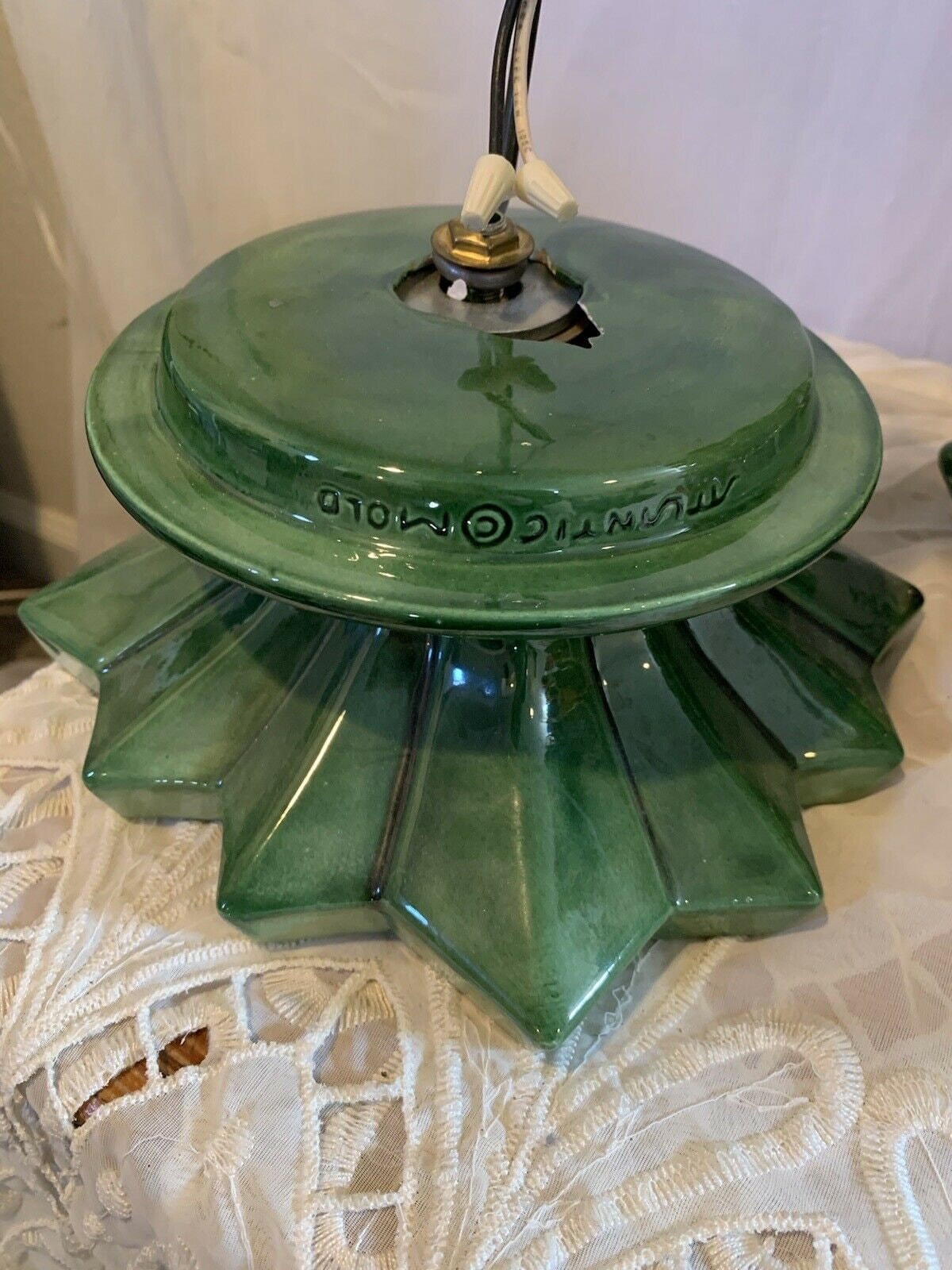 Vintage 31 Tall Atlantic Mold Ceramic Christmas Tree W/Base Etsy
