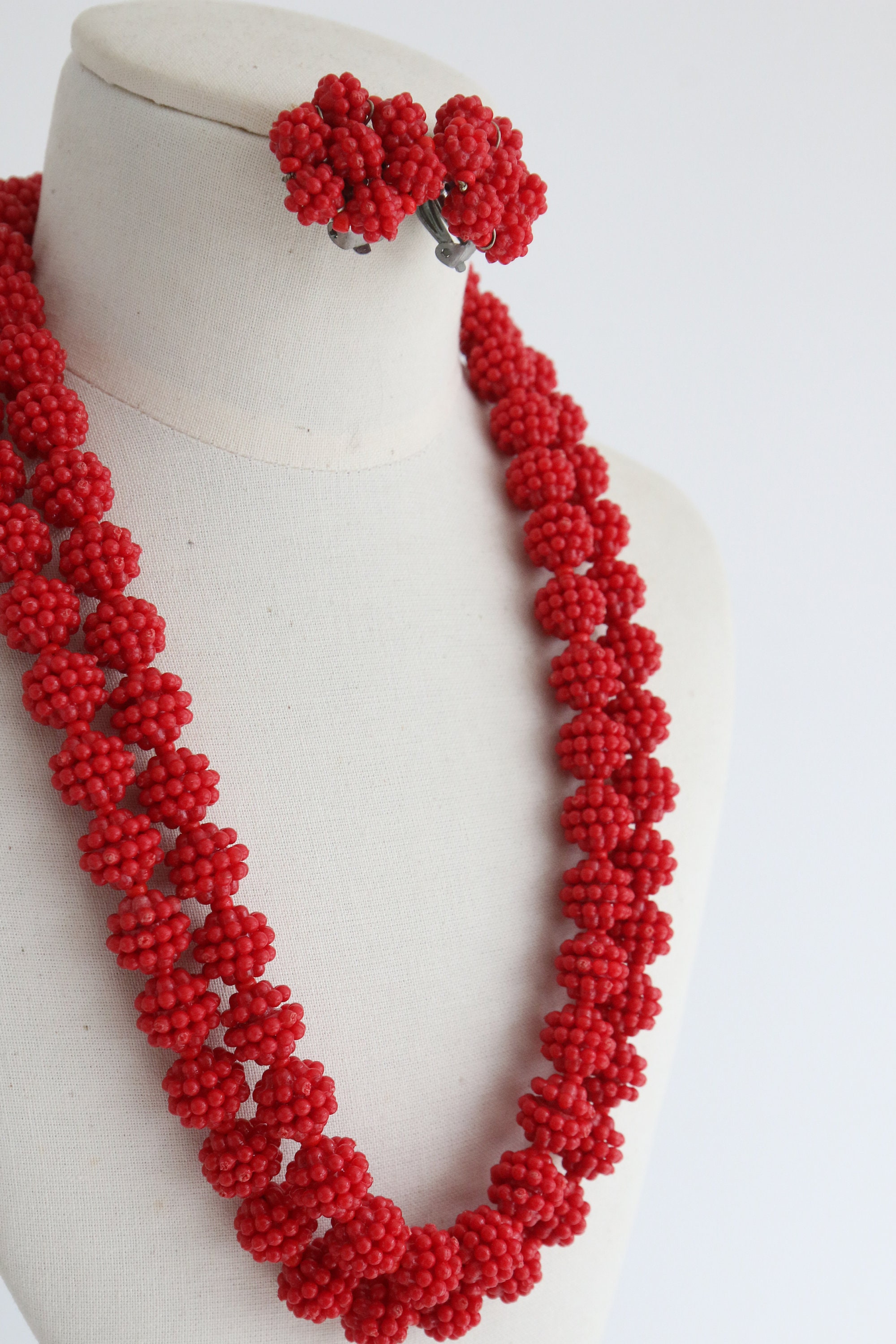 Vintage Gold Tone W/vibrant Beads 5-strand Necklace, A Most