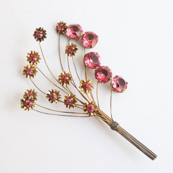 Vintage 1950's brooch vintage 1950's wire brooch o