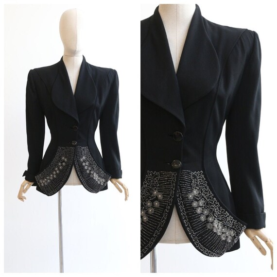 Vintage 1940's Lilli Ann Jacket vintage 1940's bla
