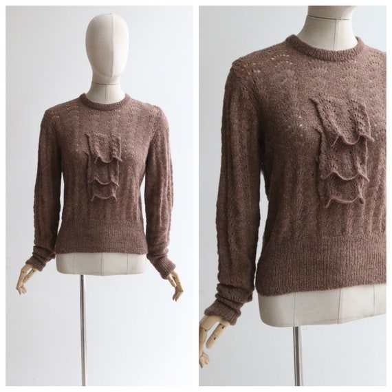 Vintage 1950's jumper vintage 1950's knitted jumpe