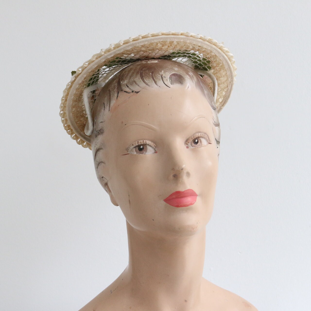 Vintage 1950's Miniature Saucer Hat Vintage 1950's Etsy