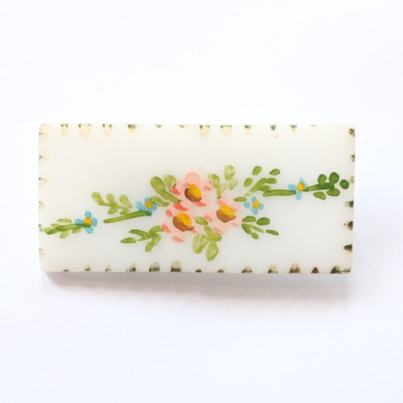Vintage 1940's brooch vintage 1940's hand painted