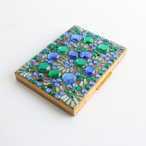 vintage rhinestone cigarette case Vintage 1950's Rhinestone Embellished Cigarette Case 1950's Rhinestones  Original 1950s Cigarette Case Vintage Cigarette Case