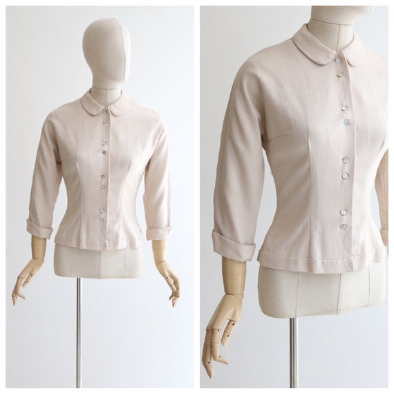 Vintage 1940's bouse vintage 1940's shirt 1940's l