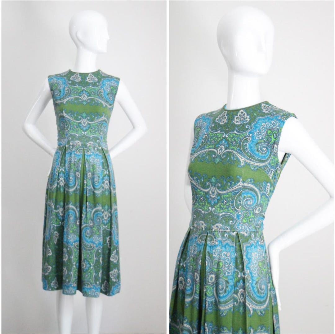 60's Paisley Dress main image 1