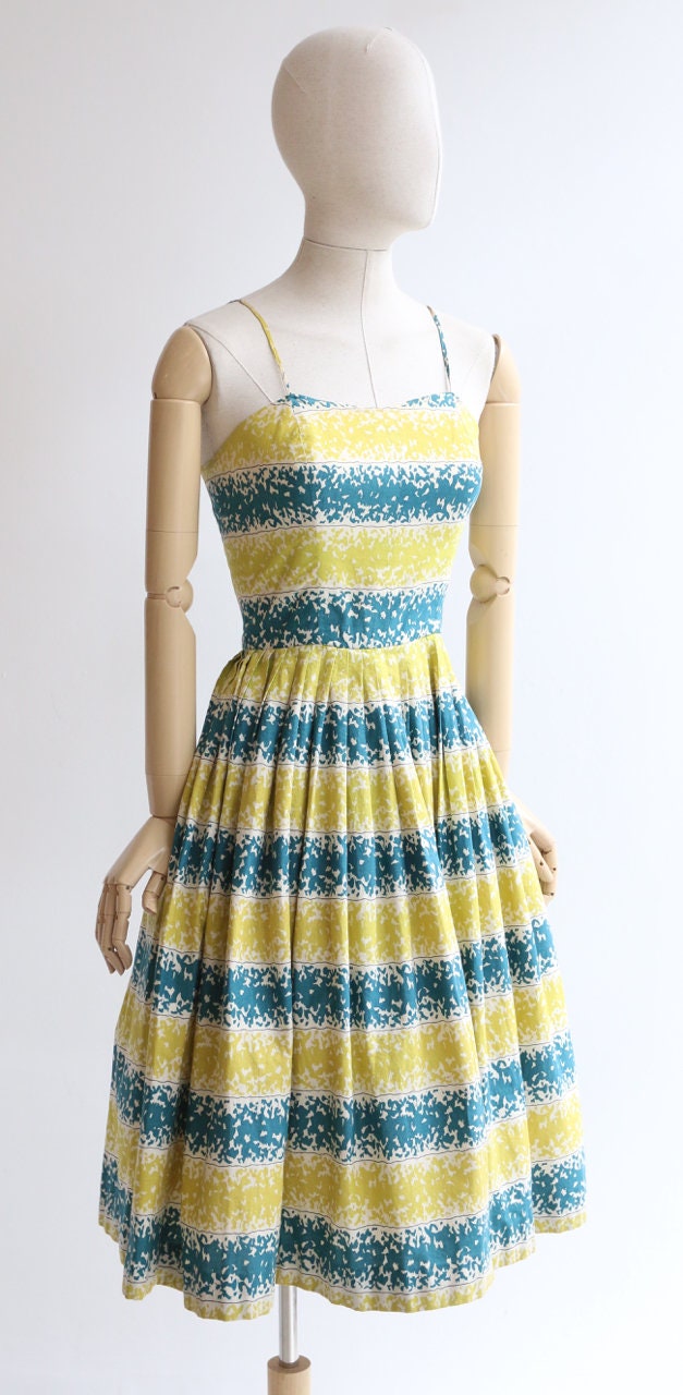 Vintage 1950's Dress Original 1950's Cotton Dress and - Etsy UK