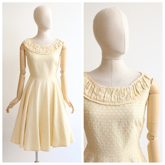 etsy yellow dress