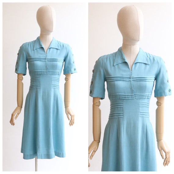 Vintage 1940's Dress 1940's CC41 dress 1940's rati